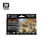 70208 Desert British And German Armour And Infantry