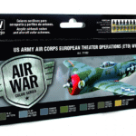 71182 Model Air - US Army Air Corps European Theater Op. (ETO) WWII Paint set