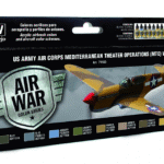71183 Model Air - US Army Air Corps Mediterranean Theater Op. (MTO) WWII Paint set