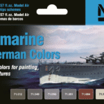 71615 Model Air - Kriegsmarine WWII German Colors Paint set