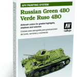 78403 Model Air - AFV Russian Green 4BO Armour Painting System Paint set