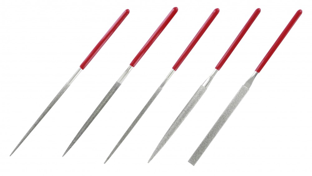 T03002 Tools - Set of 5 Diamond needle files