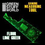 Gaming Measuring Tool - Fluor Lime Green 8 inches