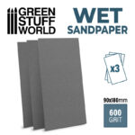 Wet water proof SandPaper 180x90mm - 600 grit