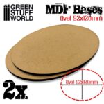 MDF Bases - Oval 92x120mm
