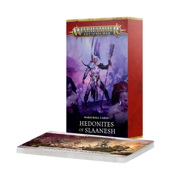 Warscroll Cards Hedonites of Slaanesh