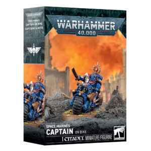 Space Marines Captain On Bike