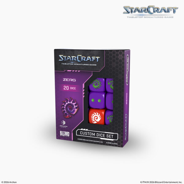 ZERG CUSTOM DICE SET 1