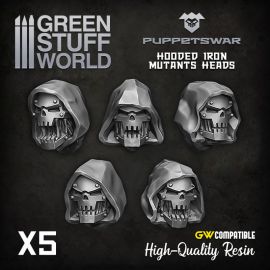 Hooded Iron Mutants Heads