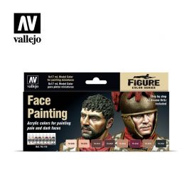 70119 Model Color - Faces Painting Set by Jaume Ortiz Paint set