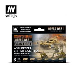70208 Desert British And German Armour And Infantry 