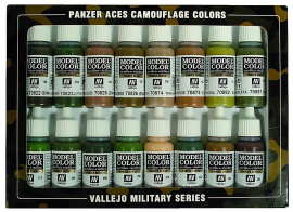 70179 Panzer Aces - Panzer Aces Camouflage Paint set
