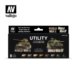 70201 Model Color - Utility Paint Set WWII & WWIII