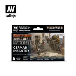 70206 Model Color - WWII German Infantry Paint set