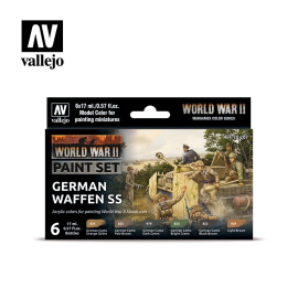 70207 Model Color - WWII German Waffen SS Paint set