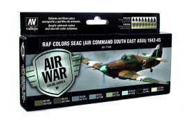 71146 Model Air - Seac (Air Command South East Asia) 1942-45 Paint set