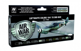71166 Model Air - Luftwaffe Colors 1941 To End-War Paint set