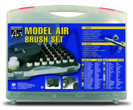 71173 Model Air - Camouflage Colors & Airbrush (29) Paint set