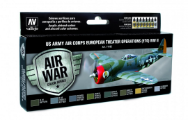 71182 Model Air - US Army Air Corps European Theater Op. (ETO) WWII Paint set