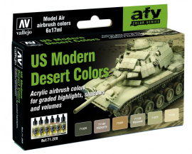 71209 Model Air - US Modern Desert Colors Paint set