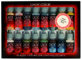 72291 Game Color - Leather & Metal Paint set