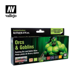 72304 Game Color - Orcs & Goblins  by Angel Giraldez Paint set
