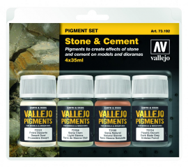 73192 Pigment Set - Stone & Cement