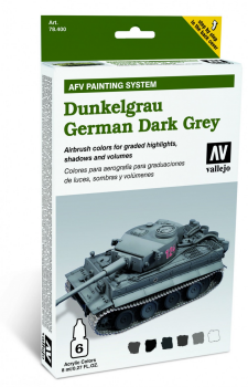 78400 Model Air - AFV German Dark Grey Armour Painting System Paint set
