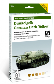 78401 Model Air - AFV German Yellow Armour Painting System Paint set
