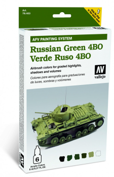 78403 Model Air - AFV Russian Green 4BO Armour Painting System Paint set
