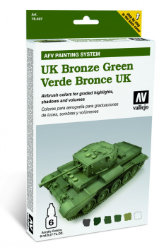 78407 Model Air - AFV UK Bronze Green Armour Painting System Paint set