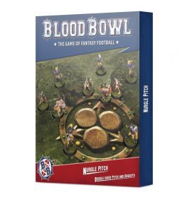BLOOD BOWL NURGLE TEAM PITCH AND DUGOUTS