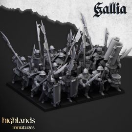 Gallia Men at Arms ( Only 3 Command Group )
