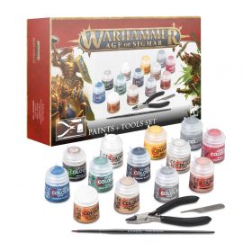 AGE OF SIGMAR PAINTS + TOOLS SET (ENG)