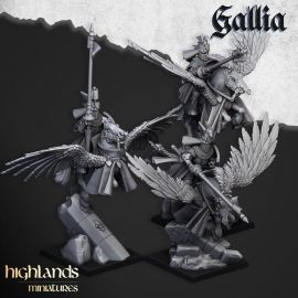 Gallia Knights on Pegasus (3 Knights on Pegasus)