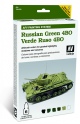 78403 Model Air - AFV Russian Green 4BO Armour Painting System Paint set