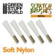 Scratch Brush Set Refill – Soft nylon